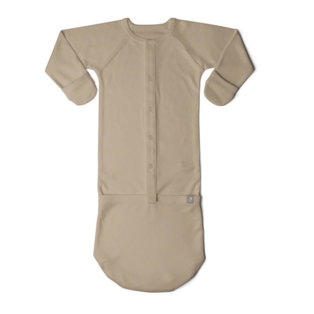 NWT Goumi Sleeper Gown In Sandstone